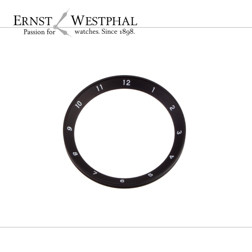 Genuine PORSCHE DESIGN rehaut / inner bezel 36 mm, black
