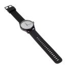 Pop Pilot BCN montre-bracelet trois aiguilles 39 mm bracelet silicone noir