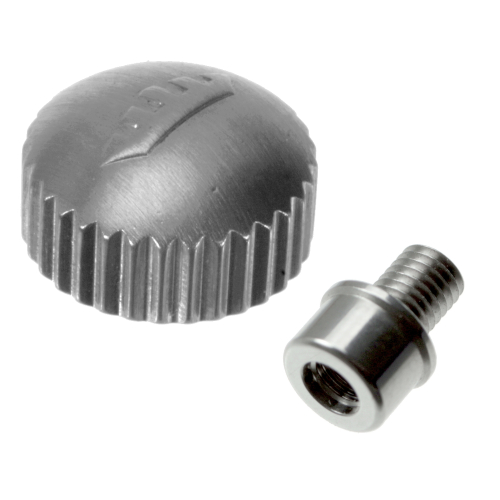 FORTIS Krone & Tubus stahl, gebürstet, 7,5 mm für B42 635.10, 638.10, 640.10