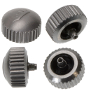 FORTIS Krone & Tubus stahl, gebürstet, 7,5 mm für B42 635.10, 638.10, 640.10