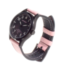 Pop Pilot MRS wristwatch 39 mm black steel case silicone...