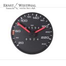 Tischuhr Tachometer-Uhr Porsche 924