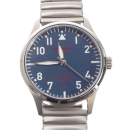 Pop Pilot HAM [CLOSED] Armbanduhr 39 mm mit FIXOFLEX Armband in Stahl