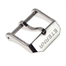 Genuine ETERNA pin buckle brushed steel 18 mm with ETERNA...