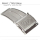 C.MELCHERS folding clasp brushed stainless steel in various widths