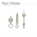 Armbanduhrzeiger, Set "Triwing" Stahl 7,0 mm /...