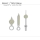 Lancette dellorologio da polso, set Triwing acciaio 7,0 mm / 10,0 mm / 10,0 mm