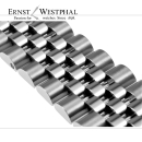 Jubilee style steel bracelet, 20 mm, compatible with ROLEX GMT