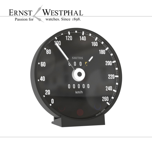 Speedclock II – Die Zeitmaschine im Tacho-Design / Jaguar E-Type