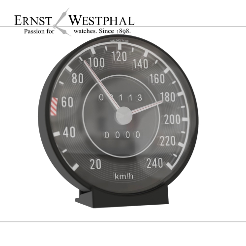 Speedclock II - Time machine in speedometer design Mercedes-Benz 280SL - W113