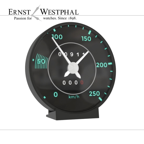 Speedclock II - Lhorloge design compteur vitesse / Porsche 911 (Urmodell 901)