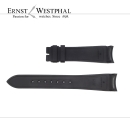 ZENITH bracelet en caoutchouc noir 20 mm pour divers ZENITH modèles