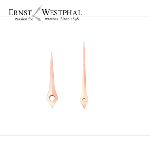 "Dauphine Curved" wristwatch hands Ø1.20 / Ø0.70 – 10.00 | 13.00 mm rose