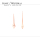 "Dauphine Curved" wristwatch hands Ø1.20 / Ø0.70 – 10.00 | 13.00 mm rose