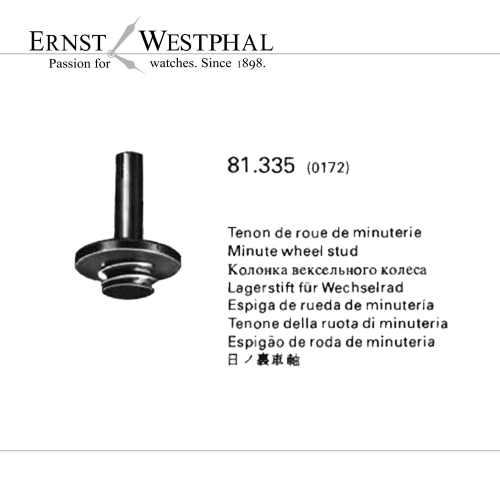 Originale Jaeger-LeCoultre Tenone della ruota di minuteria 172 per 846