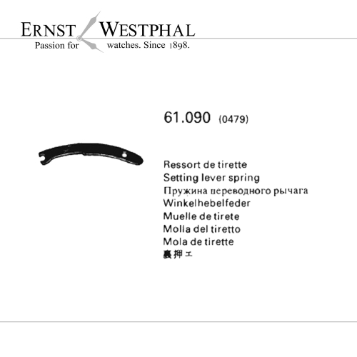 Original OMEGA Muelle de apretar de tirete 1132 para 1000