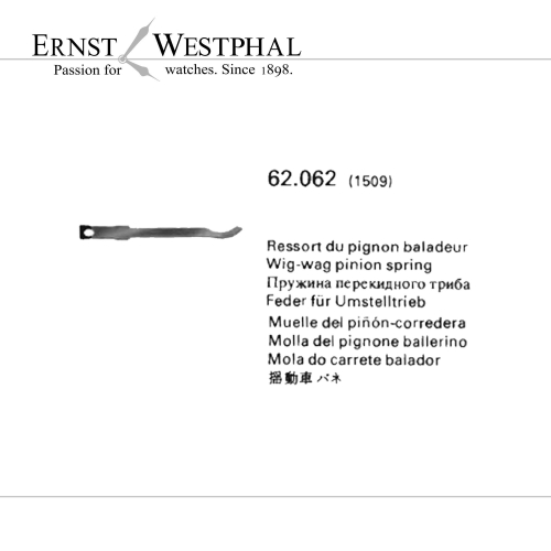Original OMEGA Wig-wag pinion spring 1153 for 1000