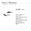 Original LONGINES Muelle flexible de días 2577...