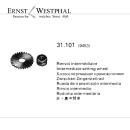 Original LONGINES Zwischen-Zeigerstellrad 453 für 674.2