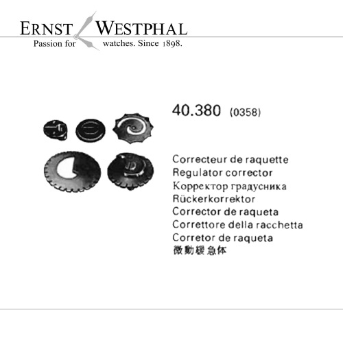 Originale LONGINES Correttore della racchetta 358 per 680