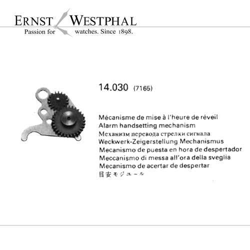 Originale LONGINES Meccanismo di messa all’ora della sveglia 7165 per 680
