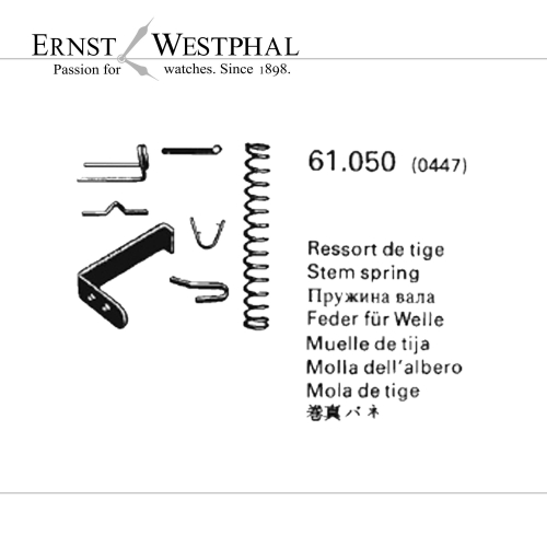 Original LONGINES Stem spring 447 for 890