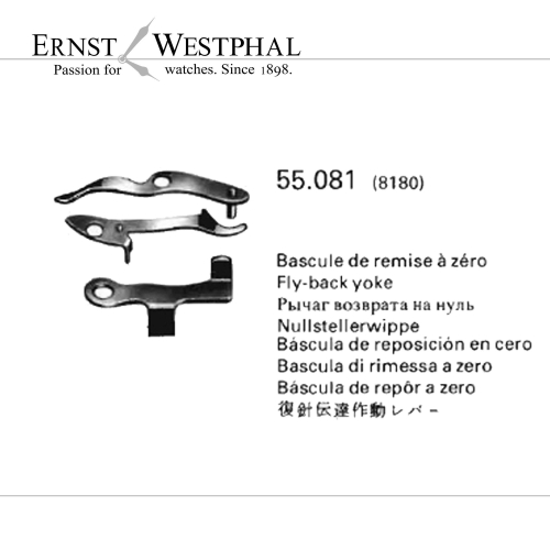Original VALJOUX Báscula de vuelta a cero 8180 para 7736