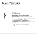 Original UNITAS Balance staff (for shock absorbing...
