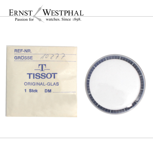 Cristal de reloj TISSOT original para Ref. 44650 Seastar, azul