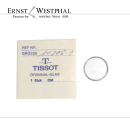 Cristal TISSOT original n.º 10309-1, plata para Ref....