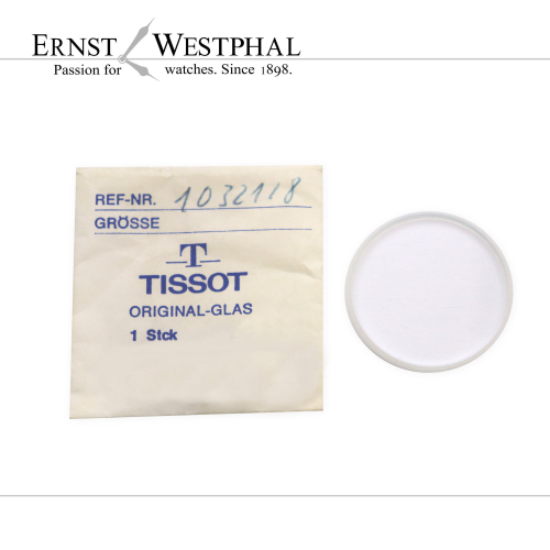 Vetro minerale originale TISSOT n. 10321-8 per Rif. 40653, 40654, 40641