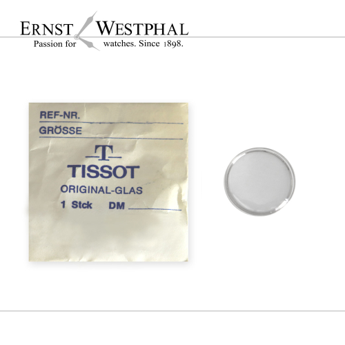 Original TISSOT Glas, Nr. 857, silber für Ref. 35522, 36522, 37522, 38522, 38584