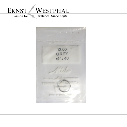 Original MIDO acrylic crystal for Ref. 40, silver 13 mm