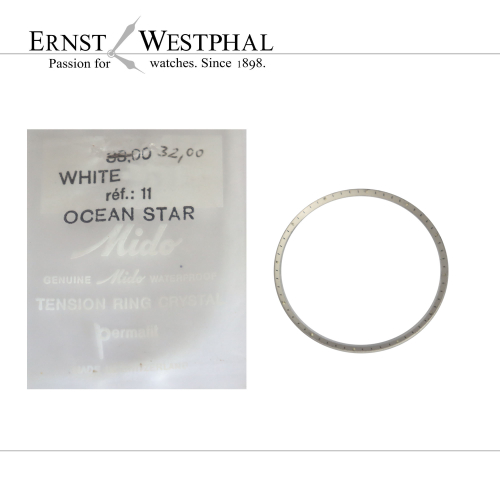 Original MIDO Rehaut, white Ref. 11 für Ocean Star 32 mm Glas