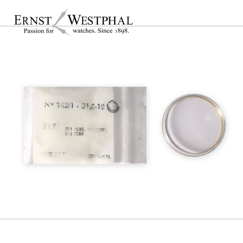 Verre CERTINA original, n° 982/1 31,0-18, plat, doré