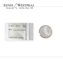 Verre CERTINA original, n° 982/1 29,5-13, or pour...