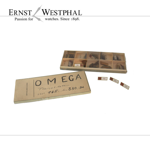 Étiqueteuse de prix / étiquettes de prix OMEGA, laiton 145-350.-