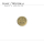 Original OMEGA crown gold plated thread 0.9 mm, diameter: 4.0 x 2.7 mm NOS