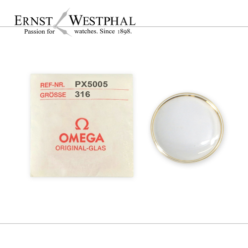 Verre acrylique OMEGA dorigine, jaune PX5005 pour 14390 Seamaster