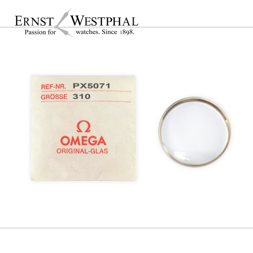 Original OMEGA acrylic crystal, yellow PX5071 for 135.010, 135.010SP, 135.5.010
