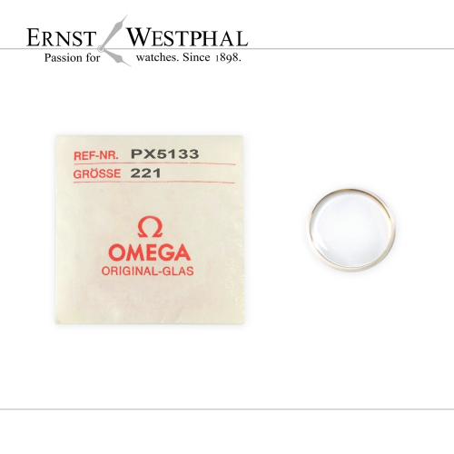 Verre acrylique OMEGA dorigine, jaune PX5133 pour 2942, 566.0012