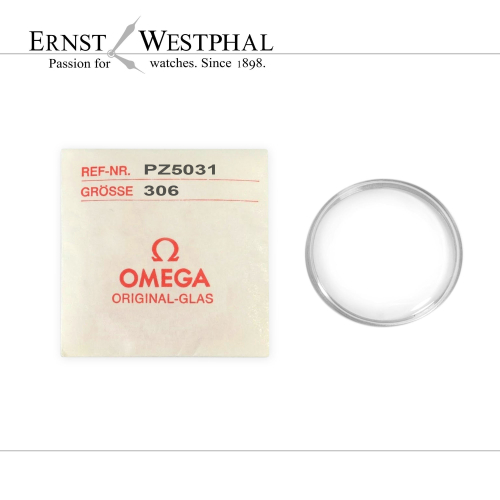 Verre acrylique OMEGA dorigine, acier PZ5031 pour 14744, 165.010, 2975
