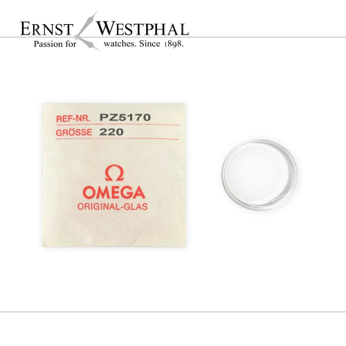 Cristal de vidrio acrílico OMEGA original, acero PZ5170 para 566.026