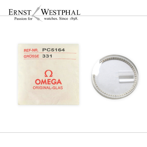 Vetro acrilico originale OMEGA, con réhaut e lente PC5164 per 166.064, 166.065