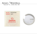 Original OMEGA acrylic crystal with rehaut and loupe...