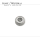 Corona originale IWC 4,5 mm, altezza 2,5 mm, per tubo da 2,0 mm, argento