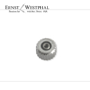 Original Omega crown 4.1 x 2.75 mm, steel - 43242ST