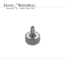Corona originale Omega 4,5 x 3,0 mm, acciaio - 43232ST
