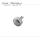 Corona originale Omega 4,5 x 3,0 mm, acciaio - 43232ST