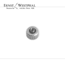Original Omega crown 4.00 x 2.60 mm, steel - 42001ST